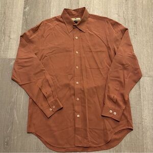 Tommy‎ Bahama Rust Orange Button-Down Shirt
